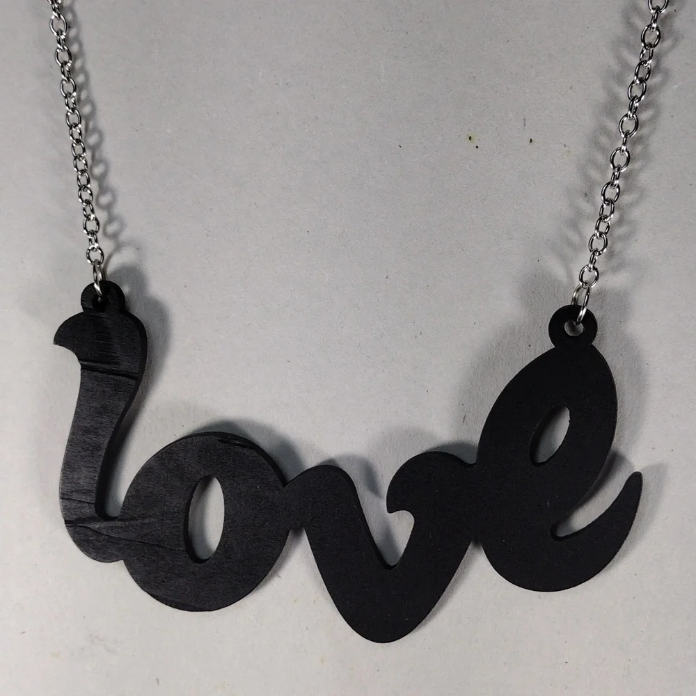 Women's Stunning Polished Silver tone Black 